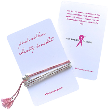 Pink Ribbon Charity Bracelet 2019